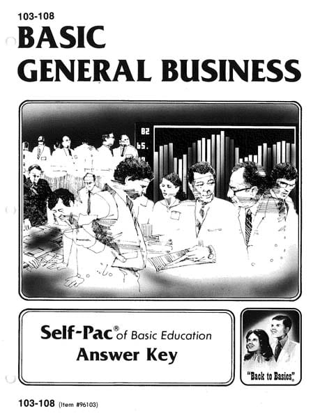 General Business Key 103-108