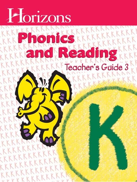 Horizons Kindergarten Phonics & Reading Teacher's Guide 3 from Alpha Omega Publications