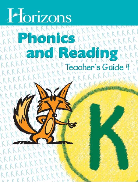 Horizons Kindergarten Phonics & Reading Teacher's Guide 4 from Alpha Omega Publications