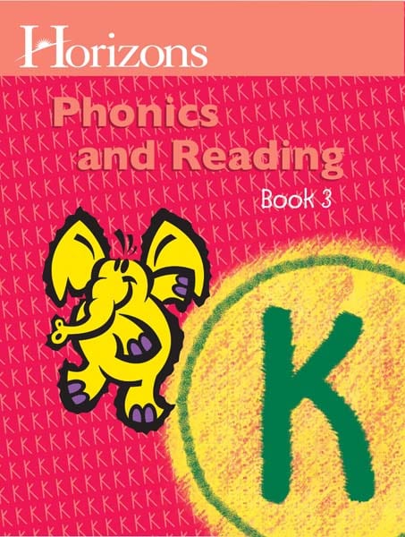 Horizons Kindergarten Phonics & Reading Student Book 3 from Alpha Omega Publications