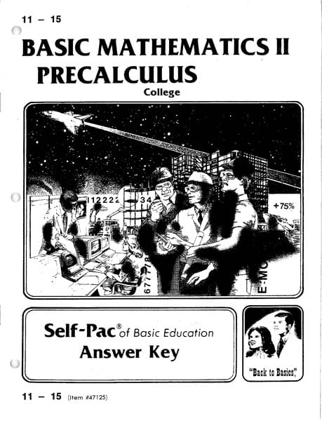Precalculus Key 11-15