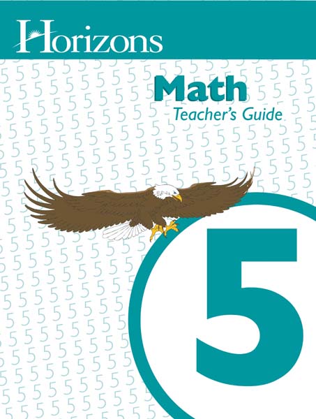 Horizons 5th Grade Math Teacher's Guide from Alpha Omega Publications
