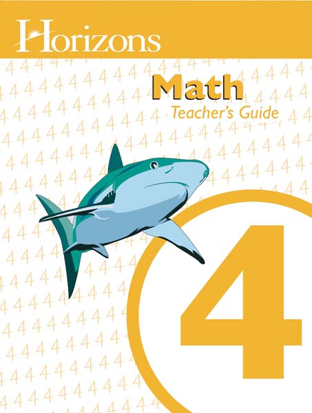 Horizons 4th Grade Math Teacher's Guide from Alpha Omega Publications
