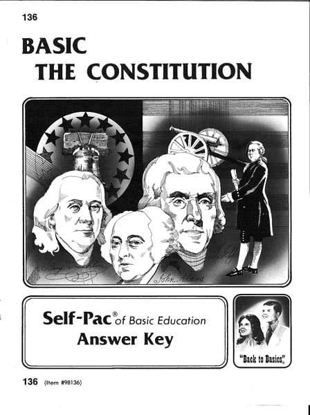 Constitution Key 136 from Accelerated Christian Education