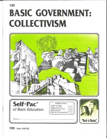 Collectivism Unit 6 (Pace 138) (High School) from Accelerated Christian Education