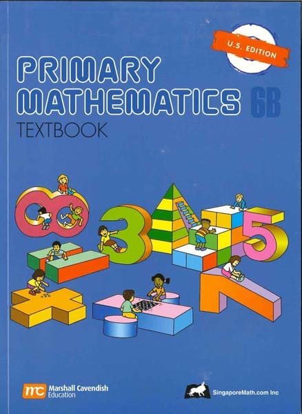 Primary Math Textbook 6B US Edition by Singapore Math