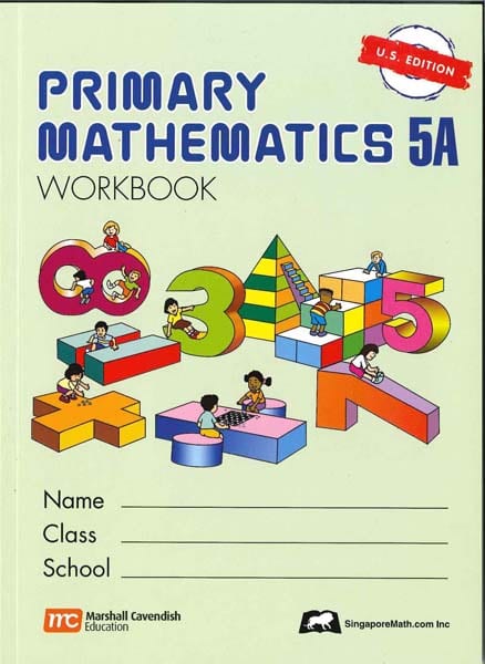 Primary Math Workbook 5A US Edition by Singapore Math