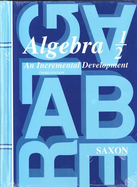 Algebra 1/2 Homeschool Kit Third Edition from Saxon Math