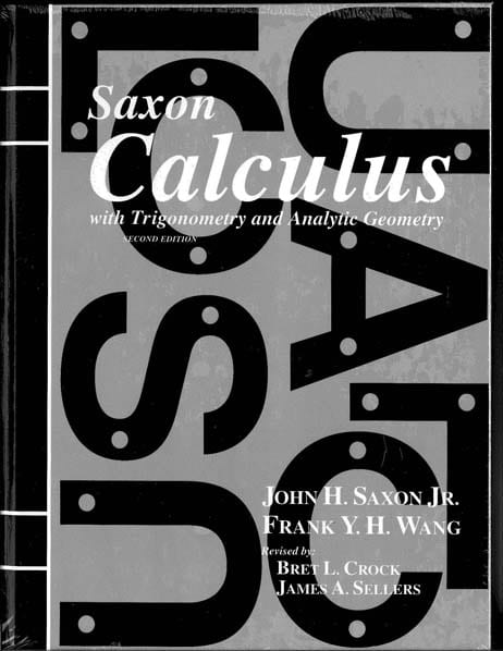 Calculus Homeschool Kit Second Edition from Saxon Math