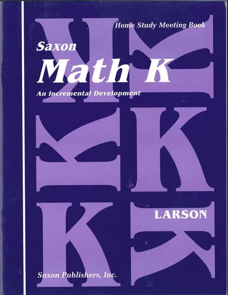 Math K Homeschool Complete Kit 1st Edition from Saxon Math