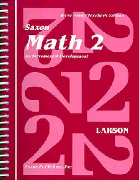 Math 2 Homeschool First Edition Teacher's Manual from Saxon Math
