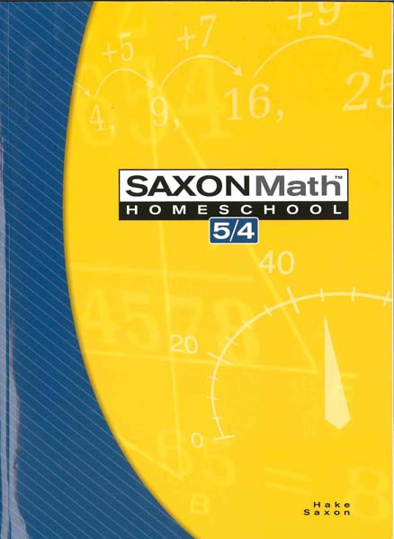 Math 5/4 Homeschool 3rd Edition from Saxon Math