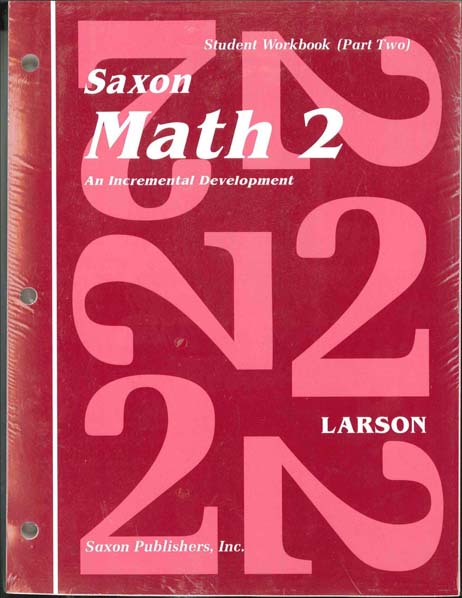 Math 2 Homeschool First Edition Student Workbook Set from Saxon Math