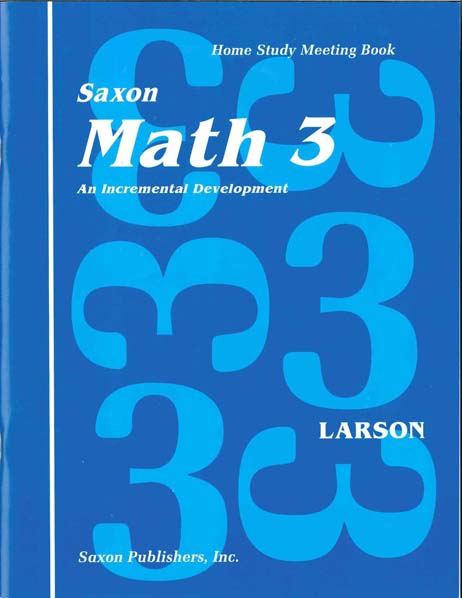 Math 3 Homeschool First Edition Student's Meeting Book from Saxon Math