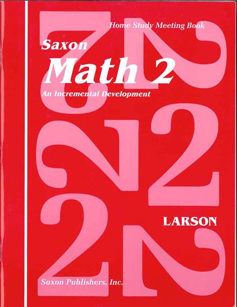 Math 2 Homeschool First Edition Student's Meeting Book from Saxon Math