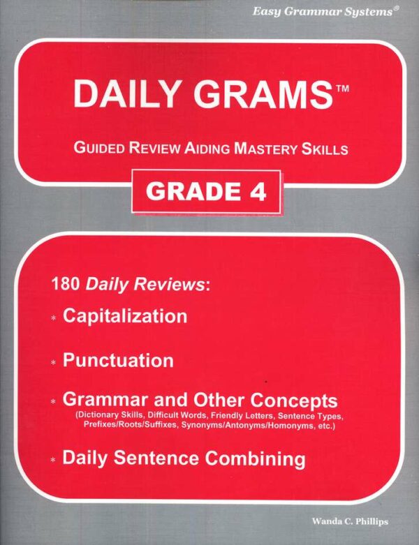 Daily Grams: Grade 4 Teacher Text from Easy Grammar Systems