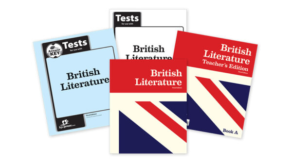 12th Grade British Literature Textbook Kit from BJU Press Teacher's Guide Curriculum Express