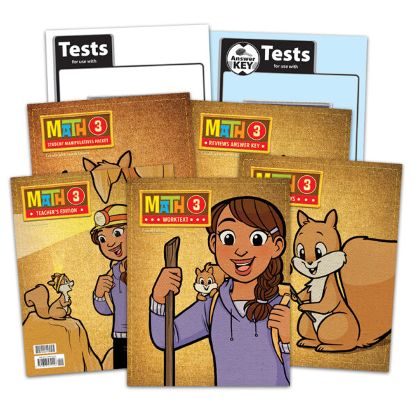 3rd Grade Math Textbook Kit by BJU Press CD-ROM Curriculum Express