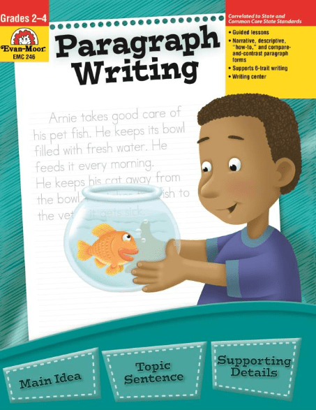 Paragraph Writing from Evan-Moore Workbook Curriculum Express