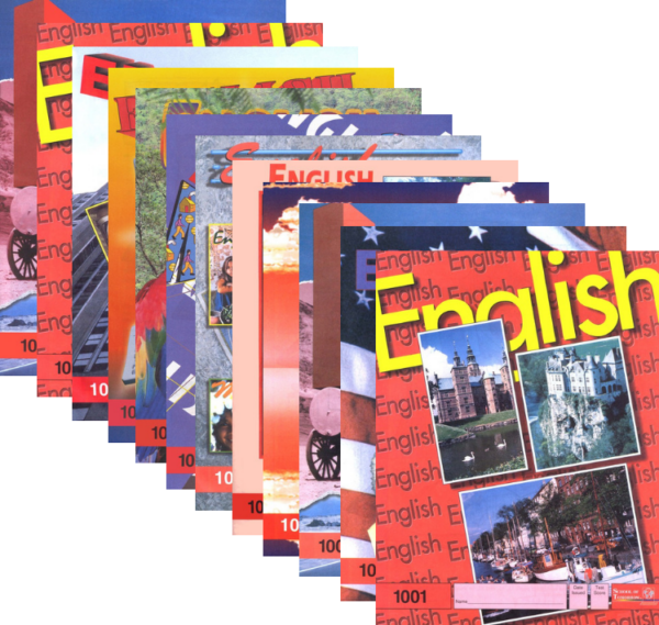 1st Grade English Pace Set by Accelerated Christian Education ACE Workbook Curriculum Express