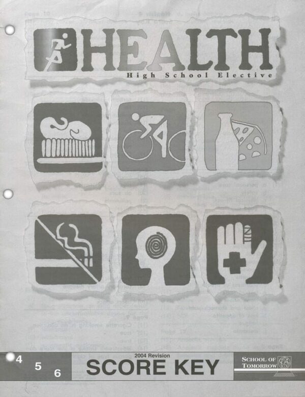 Health Key 4-6 by Accelerated Christian Education ACE Workbook Curriculum Express