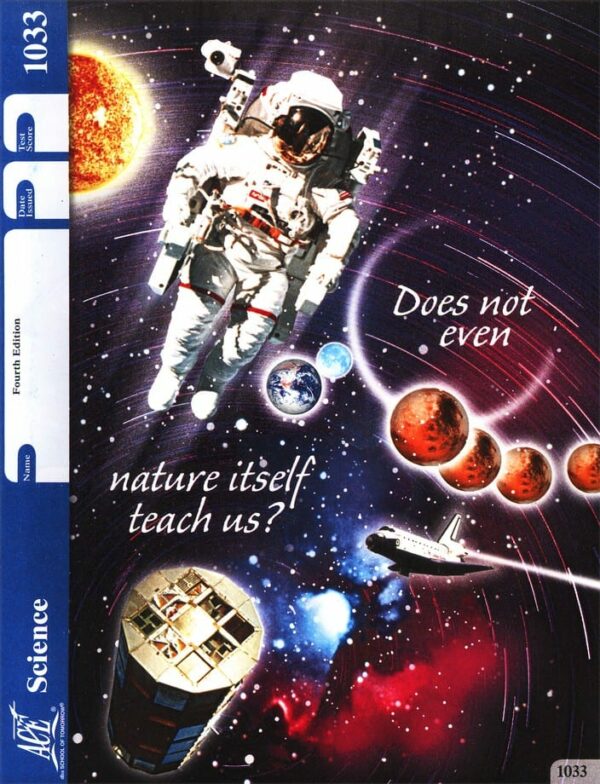 3rd Grade Science Pace 1033 by Accelerated Christian Education ACE Workbook Curriculum Express