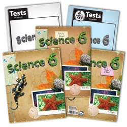 6th Grade Science Textbook Kit from BJU Press