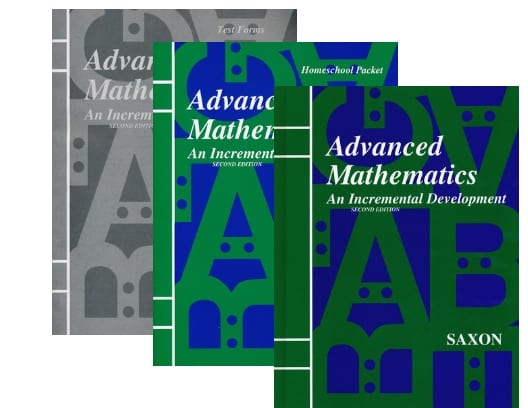 Advanced Mathematics Homeschool Kit Second Edition from Saxon Math Textbook Curriculum Express