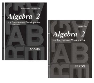 Algebra 2 Third Edition Homeschool Packet w/Test Forms and Answer Key Full Year Curriculum Express