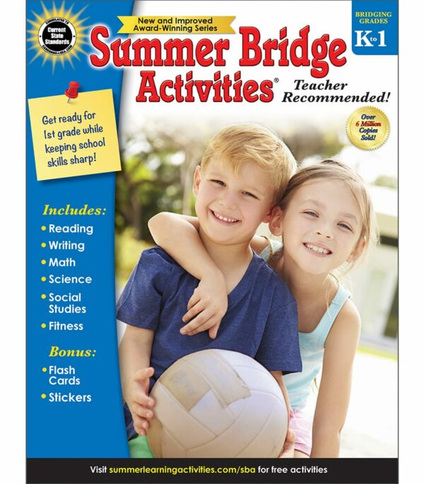 Summer Bridge Activities Grades K-1 from Carson-Dellosa