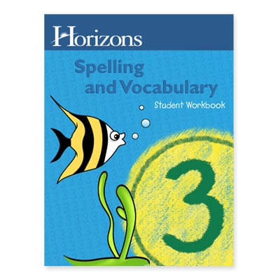 Horizons 3rd Grade Spelling & Vocabulary Student Book from Alpha Omega Publications