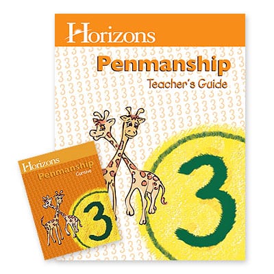 Horizons 3rd Grade Penmanship Set from Alpha Omega Publications