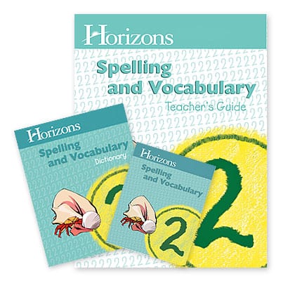 Horizons 2nd Grade Spelling & Vocabulary Set from Alpha Omega Publications
