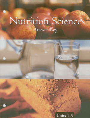 Nutrition Science Score Key 1-3