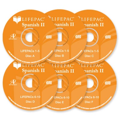 Spanish II CD Complete Set (High School) from Alpha Omega Publications