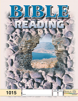 2nd Grade Bible Reading Pace 1015 by Accelerated Christian Education ACE 3 of 12 Curriculum Express