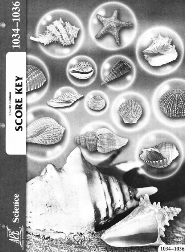 3rd Grade Science Answer Key 1034-1036 by Accelerated Christian Education ACE Workbook Curriculum Express