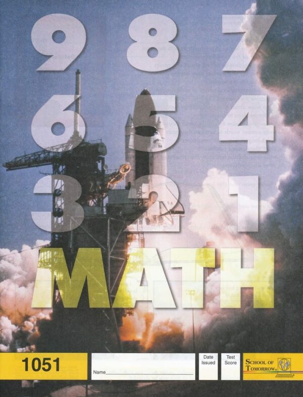 5th Grade Math Pace 1051 by Accelerated Christian Education ACE 3 of 12 Curriculum Express