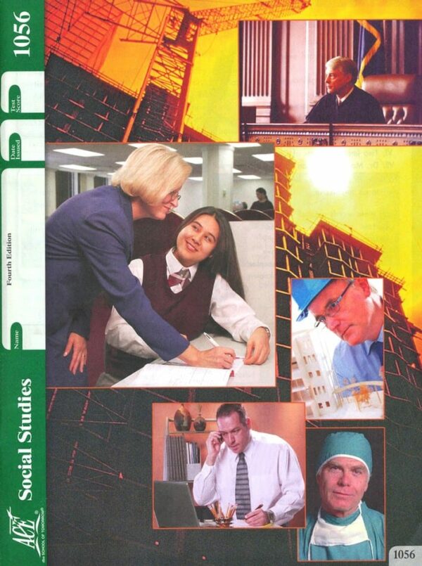 5th Grade Social Studies Pace 1056 by Accelerated Christian Education ACE Workbook Curriculum Express