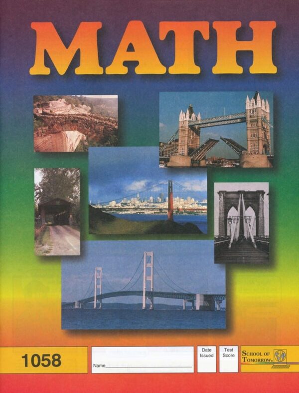 5th Grade Math Pace 1058 by Accelerated Christian Education ACE 10 of 12 Curriculum Express