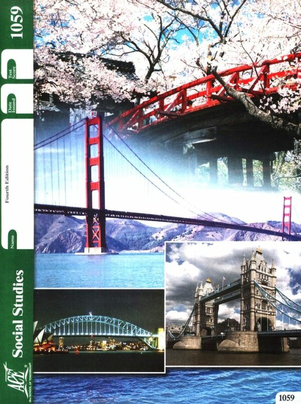 5th Grade Social Studies Pace 1059 by Accelerated Christian Education ACE Workbook Curriculum Express