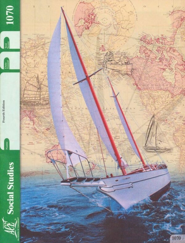6th Grade Social Studies Pace 1070 by Accelerated Christian Education ACE Workbook Curriculum Express