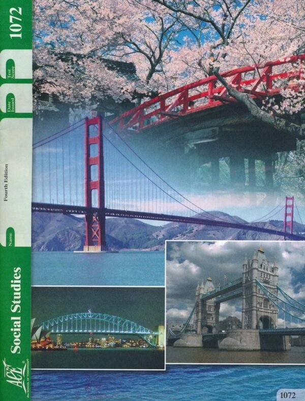 6th Grade Social Studies Pace 1072 by Accelerated Christian Education ACE Workbook Curriculum Express
