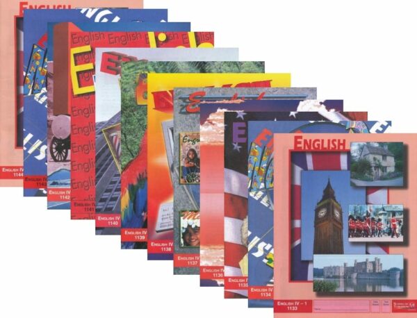 12th Grade English IV Complete Set from Accelerated Christian Education ACE Workbook Curriculum Express