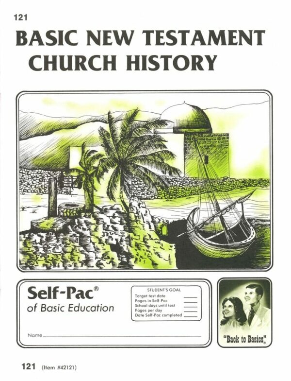 New Testament Church History Pace 121 from Accelerated Christian Education ACE Workbook Curriculum Express