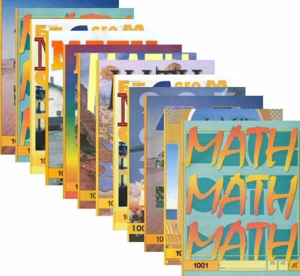 1st Grade Math Complete Set by Accelerated Christian Education ACE Workbook Curriculum Express