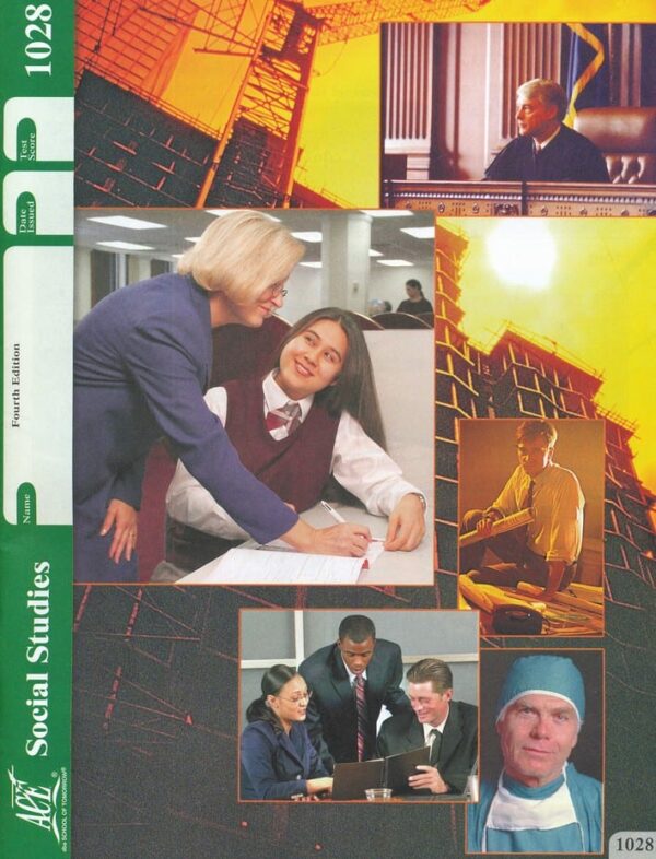 3rd Grade Social Studies Pace 1028 by Accelerated Christian Education ACE Workbook Curriculum Express