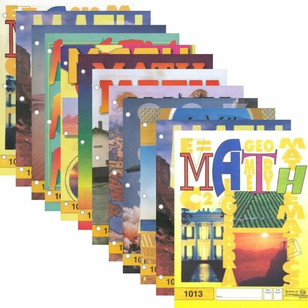 2nd Grade Math Complete Set by Accelerated Christian Education ACE Workbook Curriculum Express