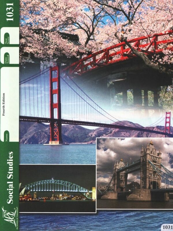 3rd Grade Social Studies Pace 1031 by Accelerated Christian Education ACE Workbook Curriculum Express