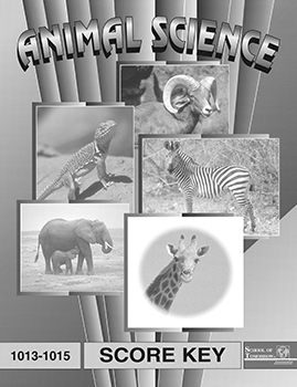 2nd Grade Animal Science Answer Key 1013-1015 by Accelerated Christian Education ACE Workbook Curriculum Express